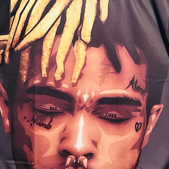 XXX Tentacion’s Crew Neck Front & Back Print Size 2XL Super Clean - RARE! - Picture 2 of 5